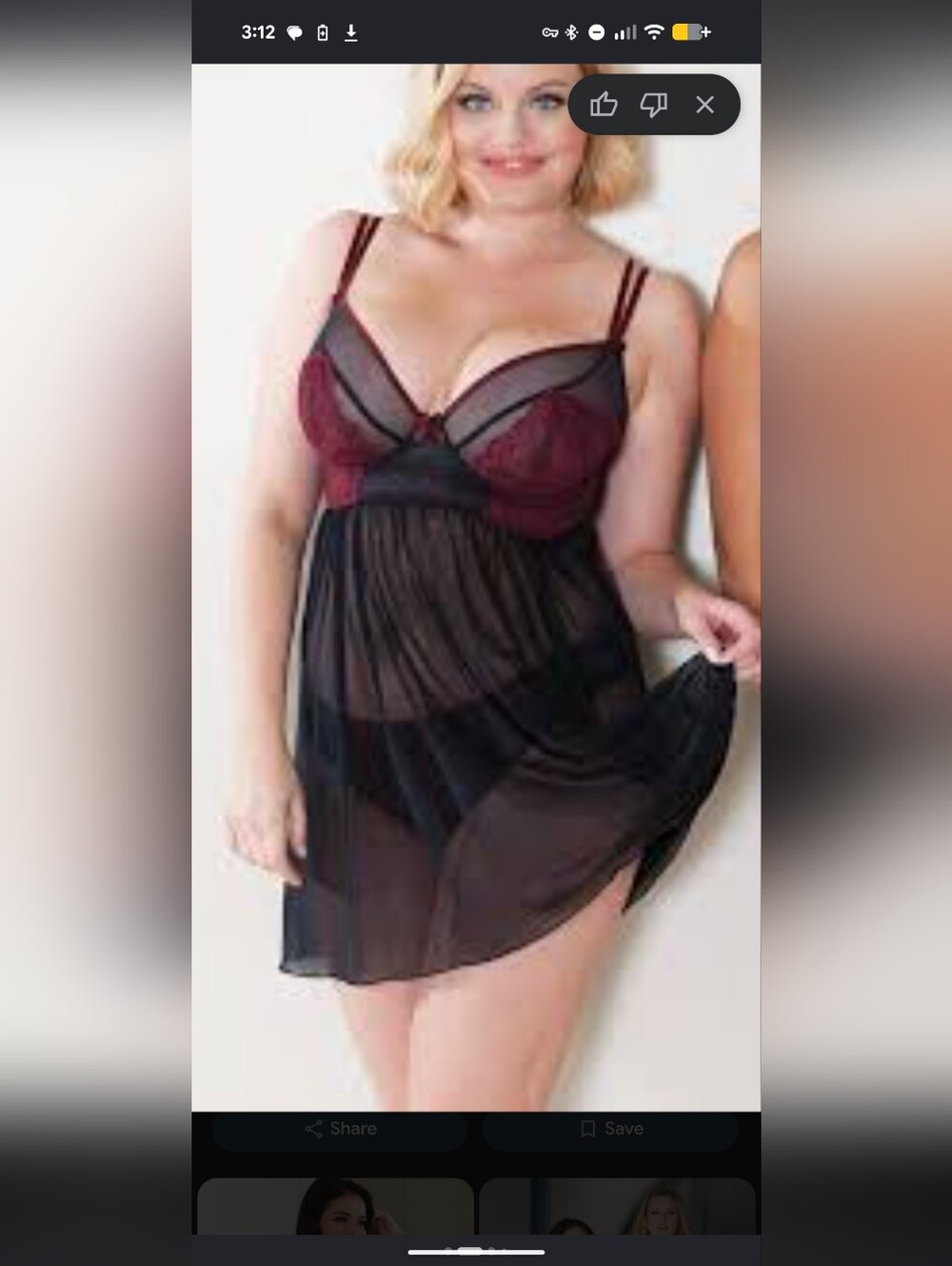 Curvy Kate Dragonfly Babydoll, 38M